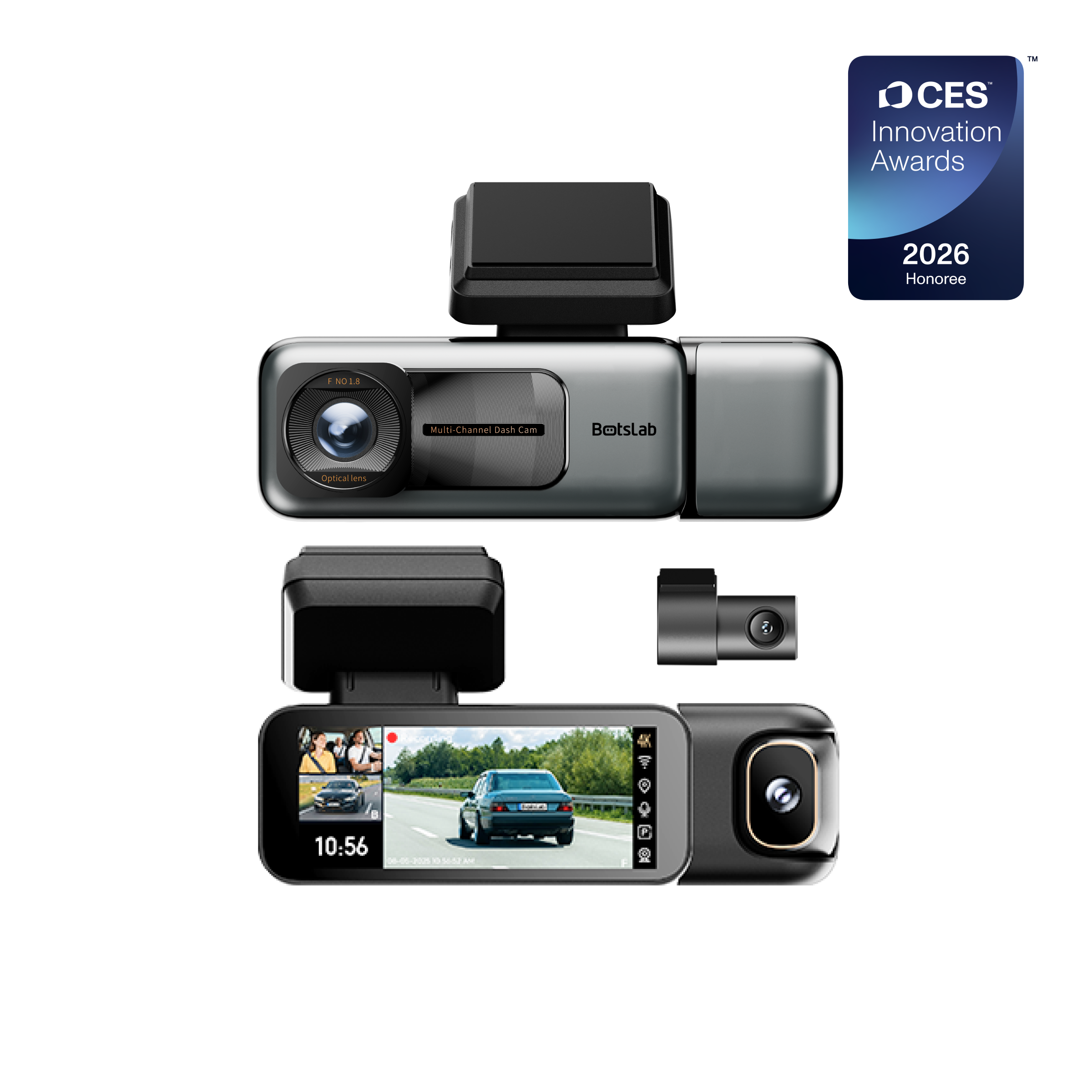 G980H 3-Channel Dash Cam