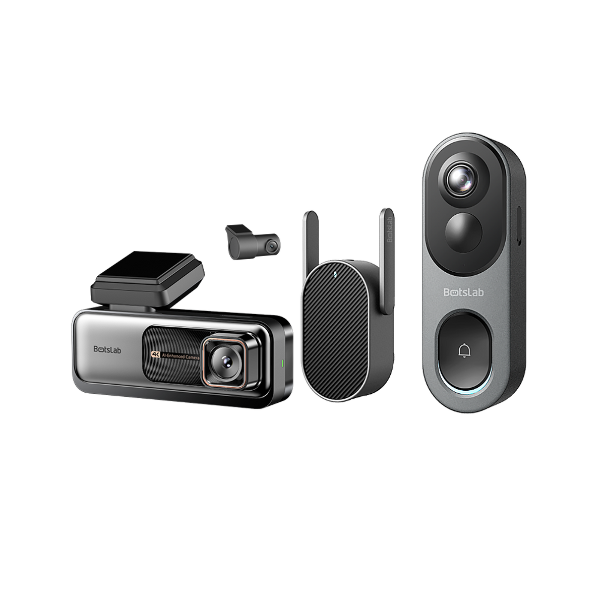 Home & Drive Security Bundle: G980H Pro Dash Cam + R811S Video Doorbell