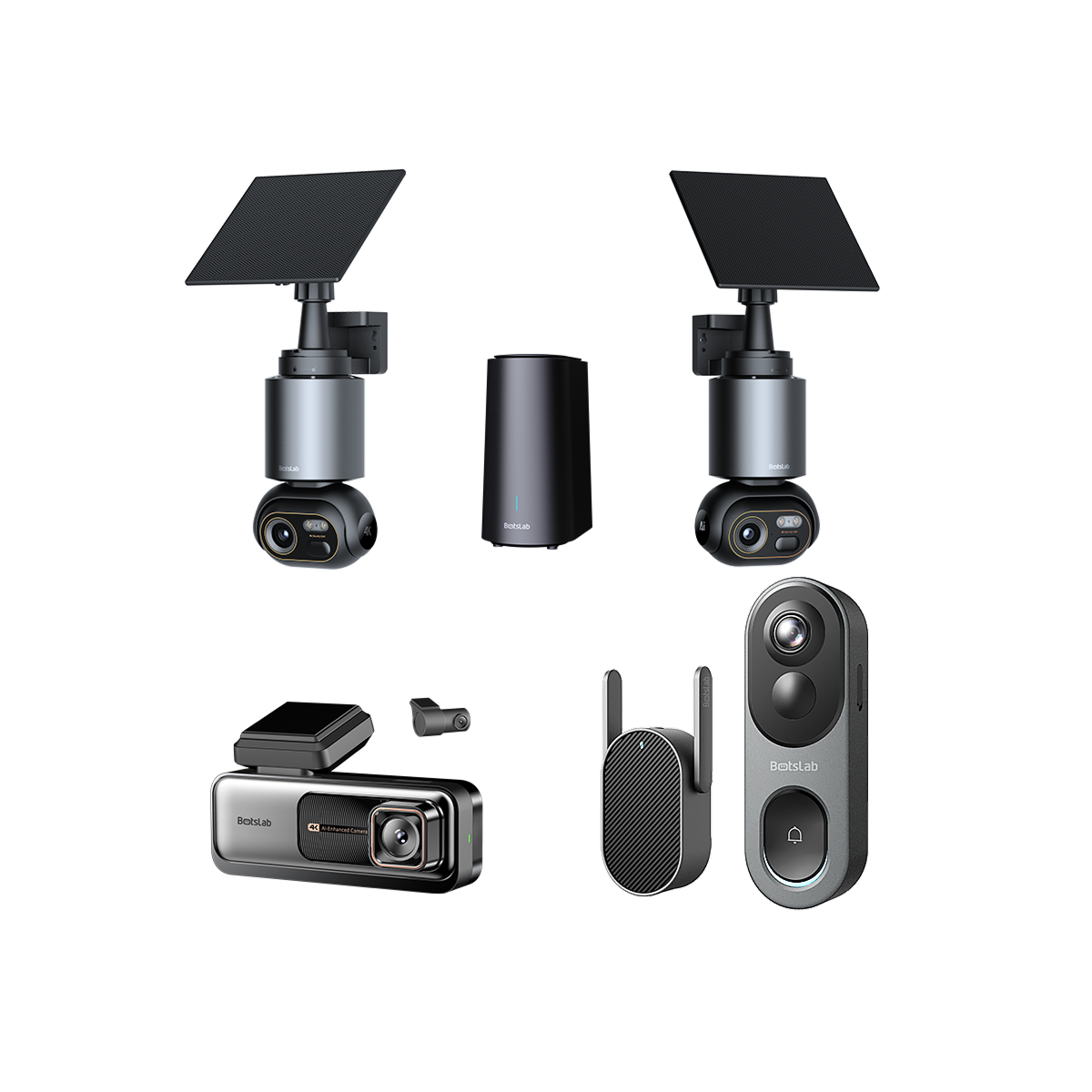 G980H Pro + R811S + W510 (2-Cam Base Station) Secuirty Kit