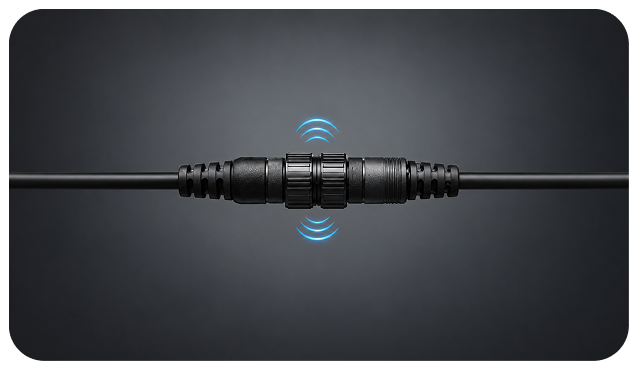 Vibration-resistant cable connector