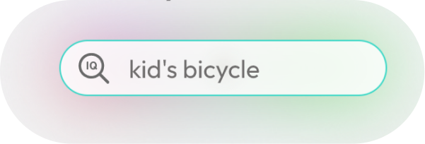 Search for “kid’s bicycle”