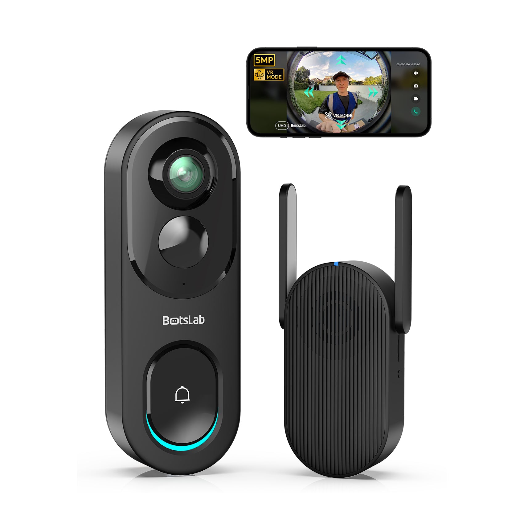 R810 Video Doorbell+Solar Panel Charger