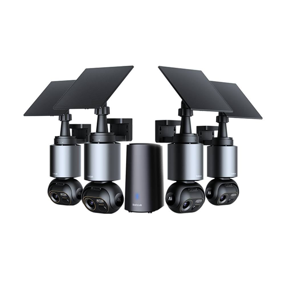 Home & Drive Security Bundle: W510 (4-Cam Kit) + G980H Pro + R810