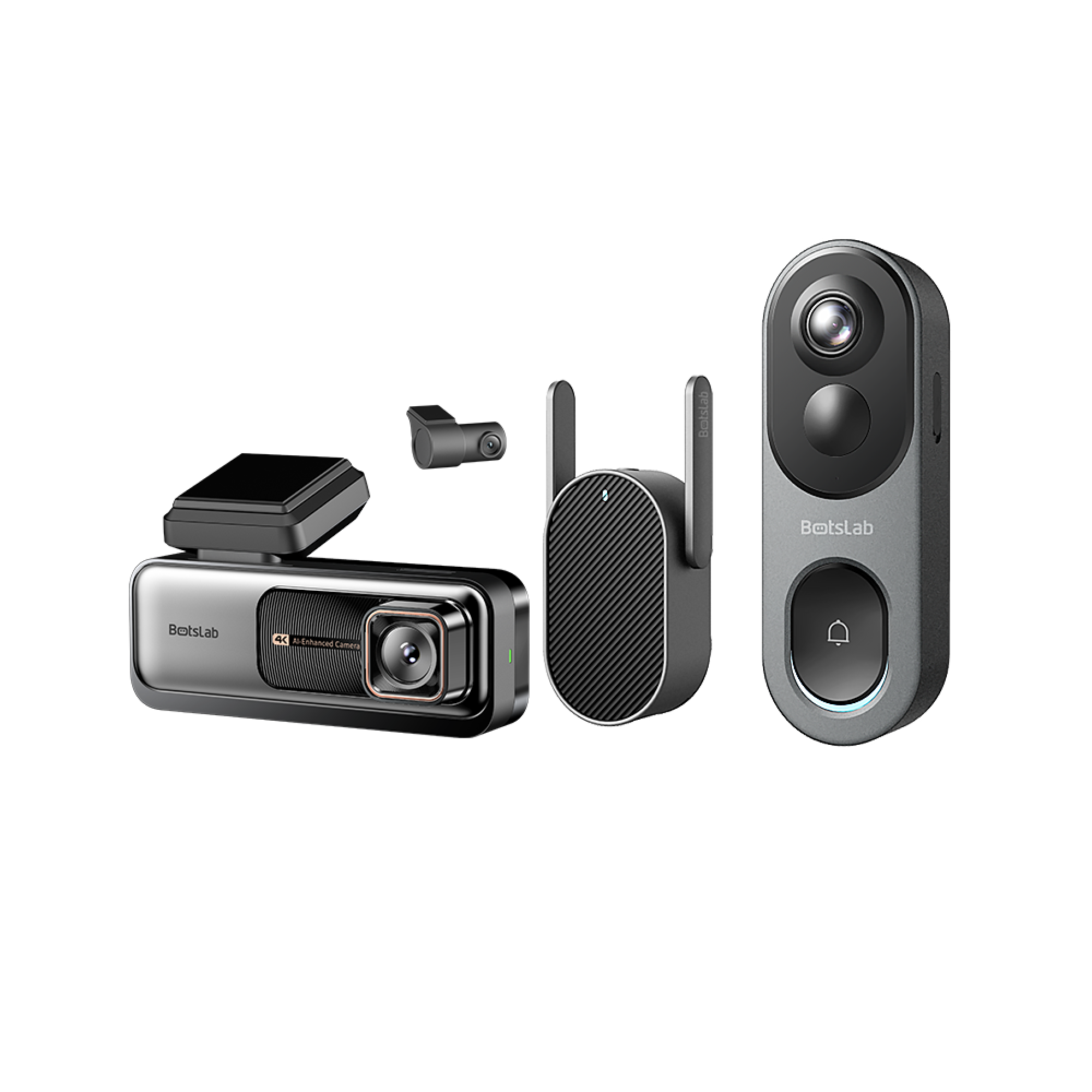 Home & Drive Security Bundle: G980H Pro Dash Cam + R811S Video Doorbell