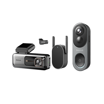 Home & Drive Security Bundle: G980H Pro Dash Cam + R811S Video Doorbell